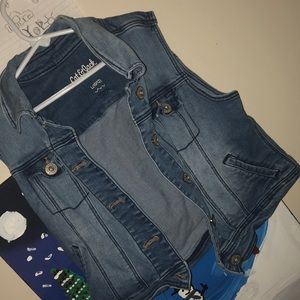 Girl’s- jean jacket vest